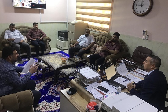 A representative of the Anbar Environment Directorate visits the Upper Euphrates Basin Developing Centre